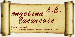 Angelina Cucurević vizit kartica